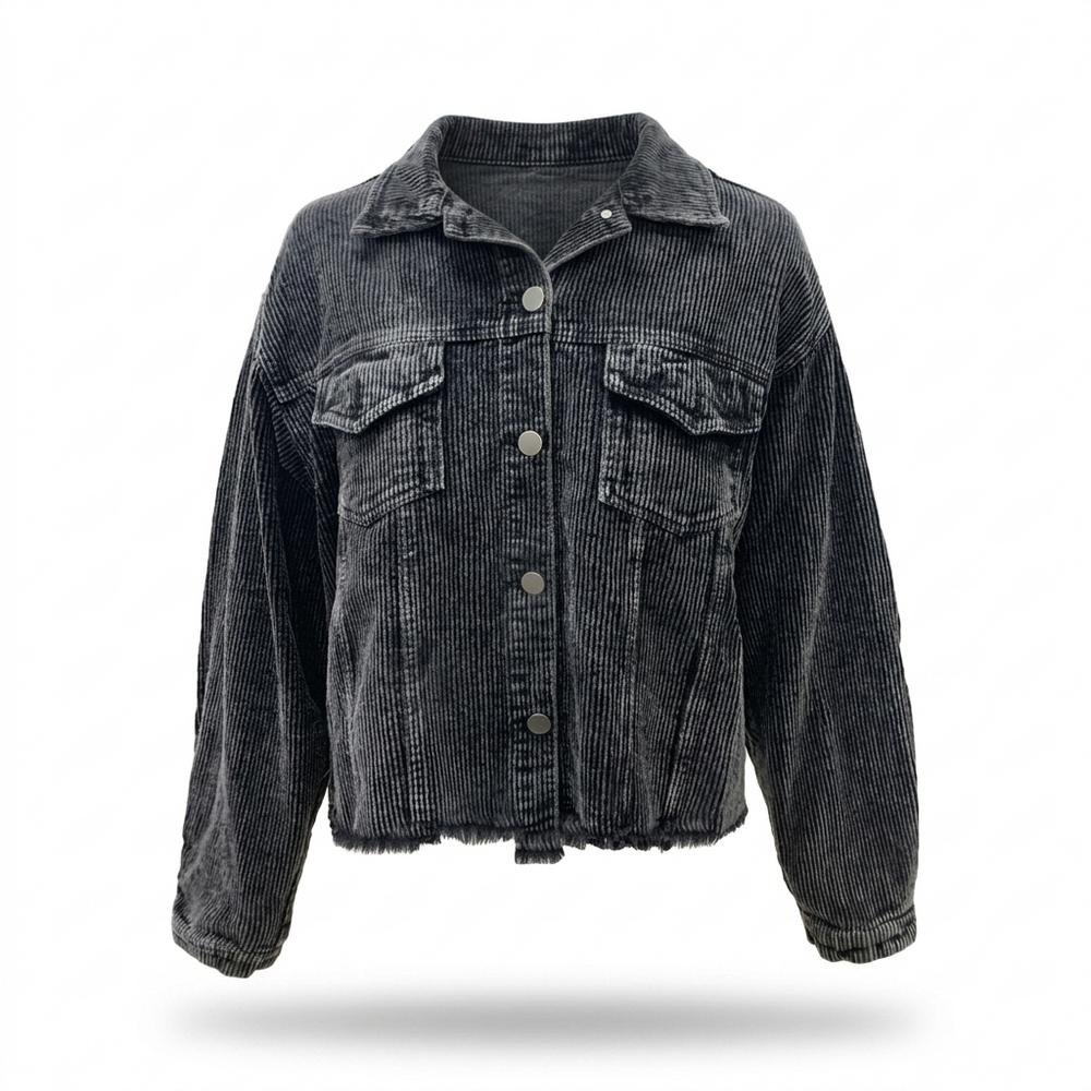 Nobleman Code - Cizat | Gerippt Gewaschen Jacke Damen