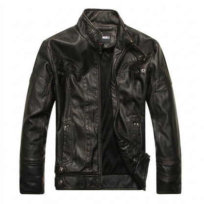Gentleman Code - Lonim | Tailliert Gesteppt Lederjacke Herren