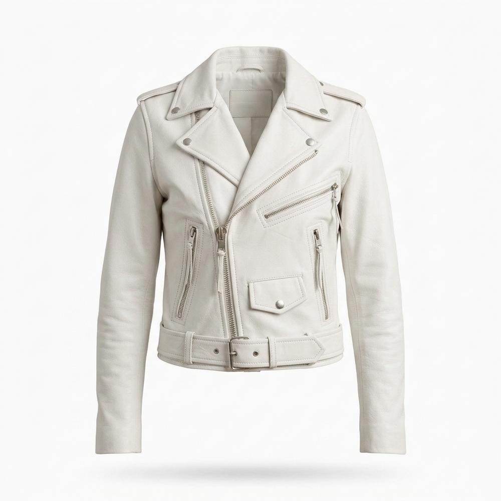 Nobleman Code - Zamer | Asymmetrisch Gegürtet Lederjacke Damen