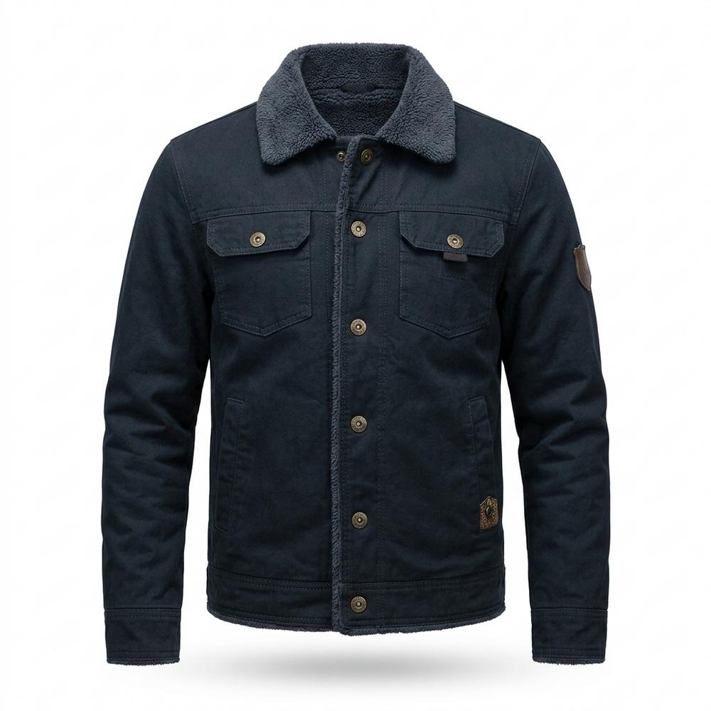 Gentleman Code - Aedit | Gefüttert Geknöpft Jacke Herren