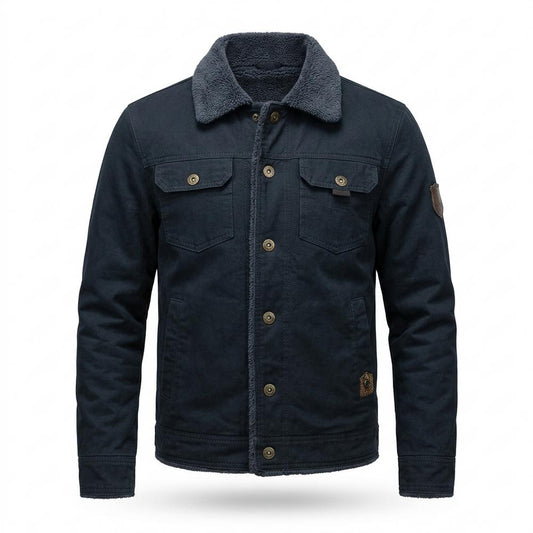 Gentleman Code - Aedit | Gefüttert Geknöpft Jacke Herren