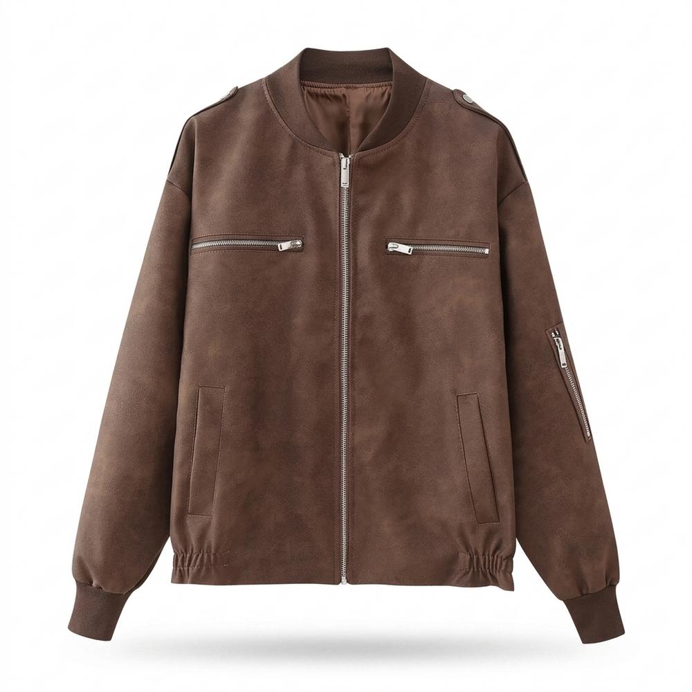 Gentleman Code - Aohal | Gefütterte Matte Wildleder-Jacke Unisex