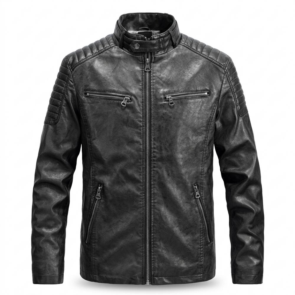 Gentleman Code - Varel | Gesteppt Gefüttert Lederjacke Herren
