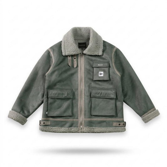 Nobleman Code - Noken | Gefütterte Gerade Geschnittene Wildleder-Jacke Unisex
