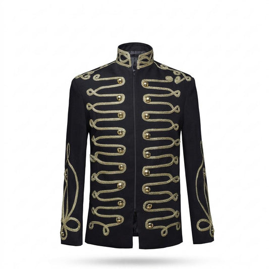 Nobleman Code - Robut | Bestickt Tailliert Jacke Herren