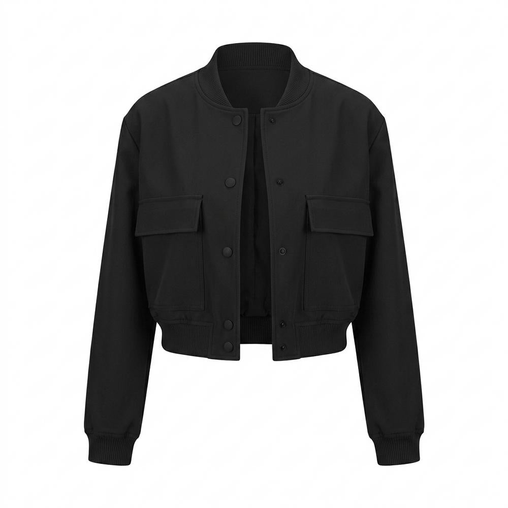 Gentleman Code - Aibol | Kurzgeschnittene Geknöpfte Jacke Damen