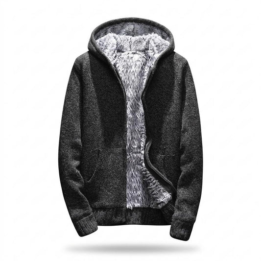 Nobleman Code - Rubuk | Gefüttert Gestrickt Strickjacke Herren