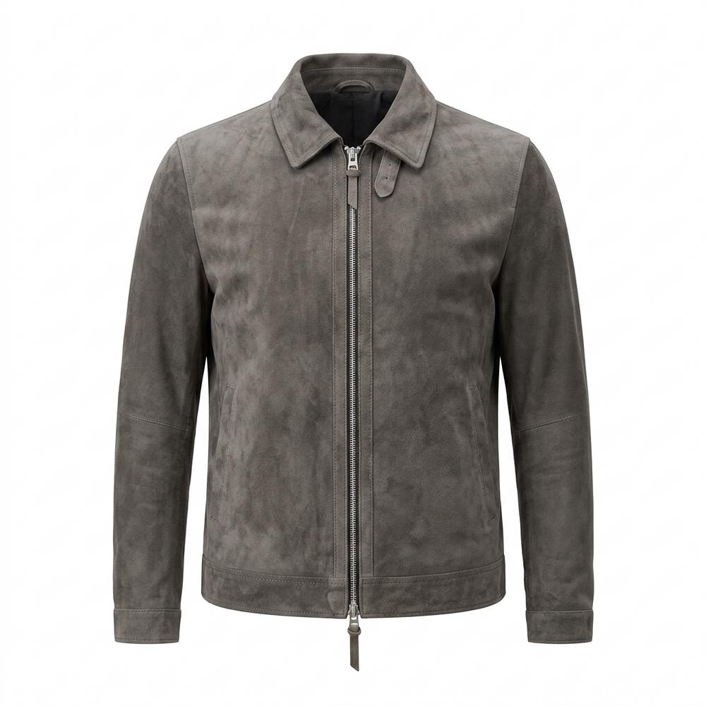 Gentleman Code - Miguk | Gerade Matte Wildleder-Jacke Herren