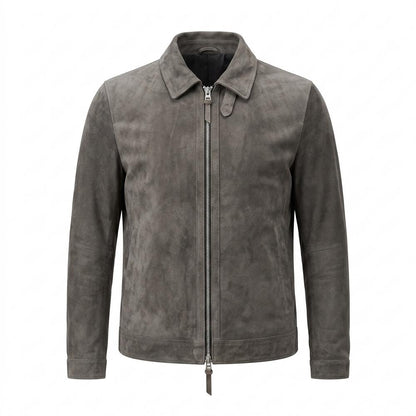 Gentleman Code - Miguk | Gerade Matte Wildleder-Jacke Herren
