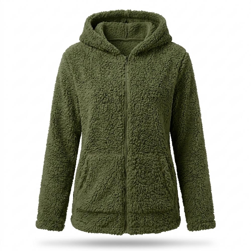 Nobleman Code - Eofar | Gefütterte Plüschige Jacke Damen
