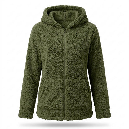 Nobleman Code - Eofar | Gefütterte Plüschige Jacke Damen