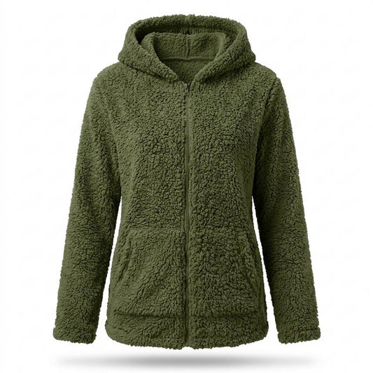 Gentleman Code - Eofar | Gefütterte Plüschige Jacke Damen