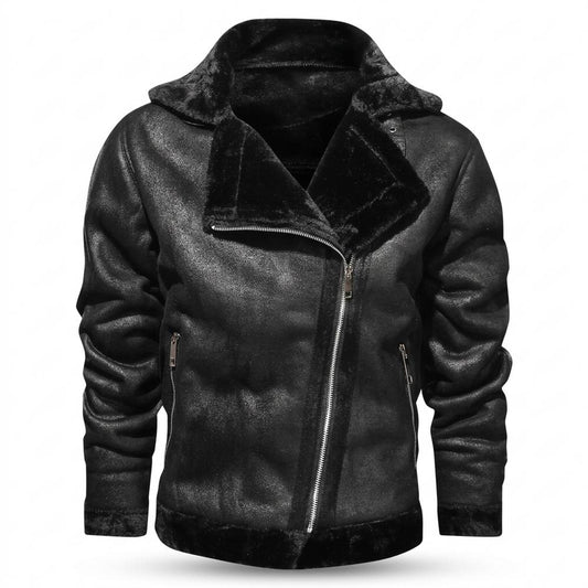 Nobleman Code - Serat | Gefüttert Asymmetrisch Jacke Herren