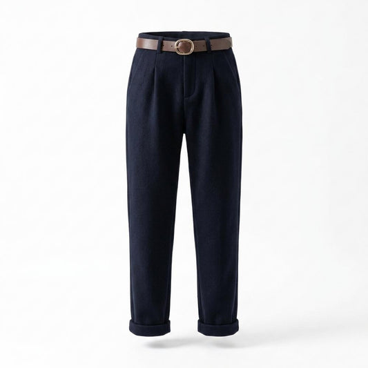 Nobleman Code - Vogal | Plissiert Hochgeschnitten Hose Damen