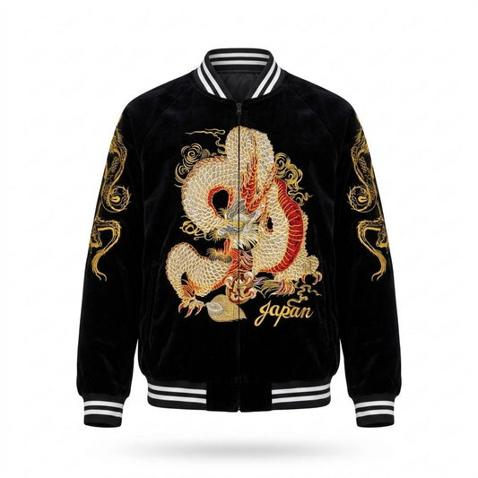 Nobleman Code - Vusor | Bestickte Samt Jacke Unisex