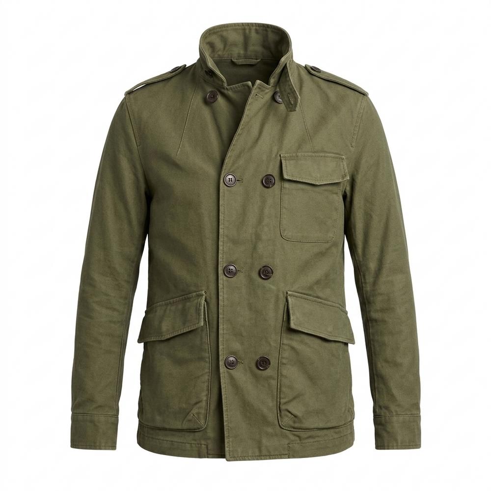 Gentleman Code - Rumov | Doppelreihige Baumwoll Jacke Herren