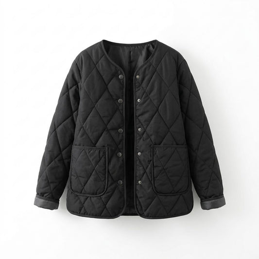Nobleman Code - Nates | Gesteppt Kragenlos Jacke Damen