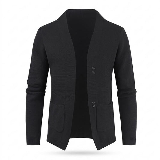 Nobleman Code - Ronuk | Strukturiert Geknöpft Cardigan Herren