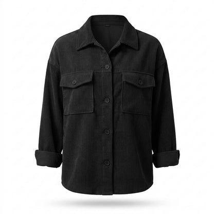 Nobleman Code - Nusav | Gerippt Geknöpft Jacke Damen