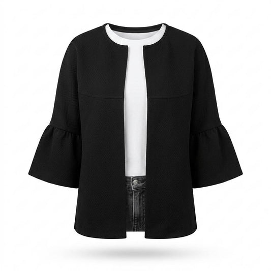Gentleman Code - Letot | Verschlusslos Strukturiert Jacke Damen