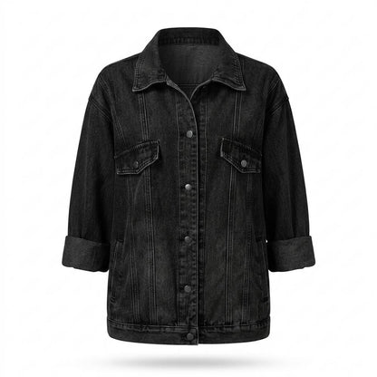 Gentleman Code - Caber | Geknöpfte Gewaschene Jacke Damen