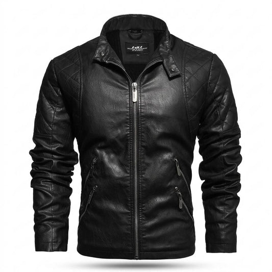 Nobleman Code - Eobem | Gesteppt Tailliert Lederjacke Herren