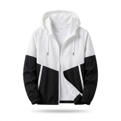 Gentleman Code - Retev | Zweifarbige Kapuzen Jacke Unisex