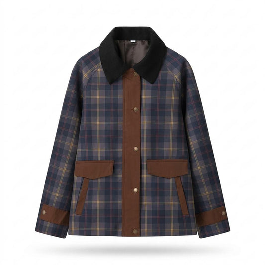 Gentleman Code - Dehan | Karierte Geknöpfte Jacke Unisex