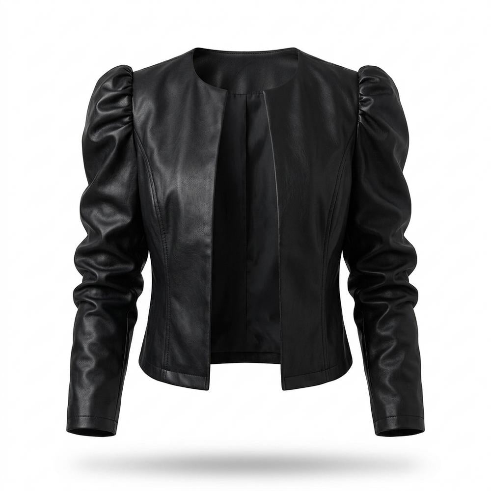 Gentleman Code - Lufud | Kurzgeschnittene Geraffte Jacke Damen