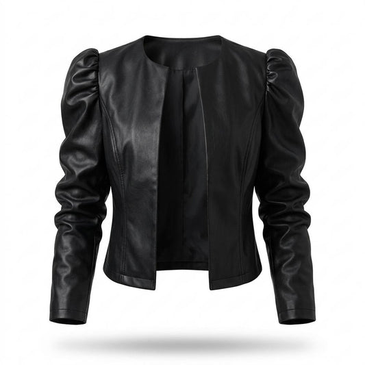 Gentleman Code - Lufud | Kurzgeschnittene Geraffte Jacke Damen