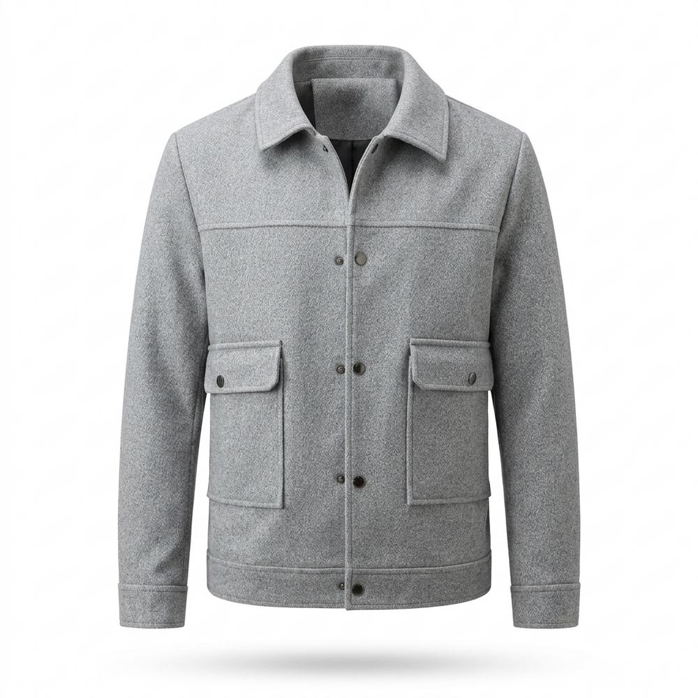 Gentleman Code - Mamit | Meliert Geknöpft Jacke Herren