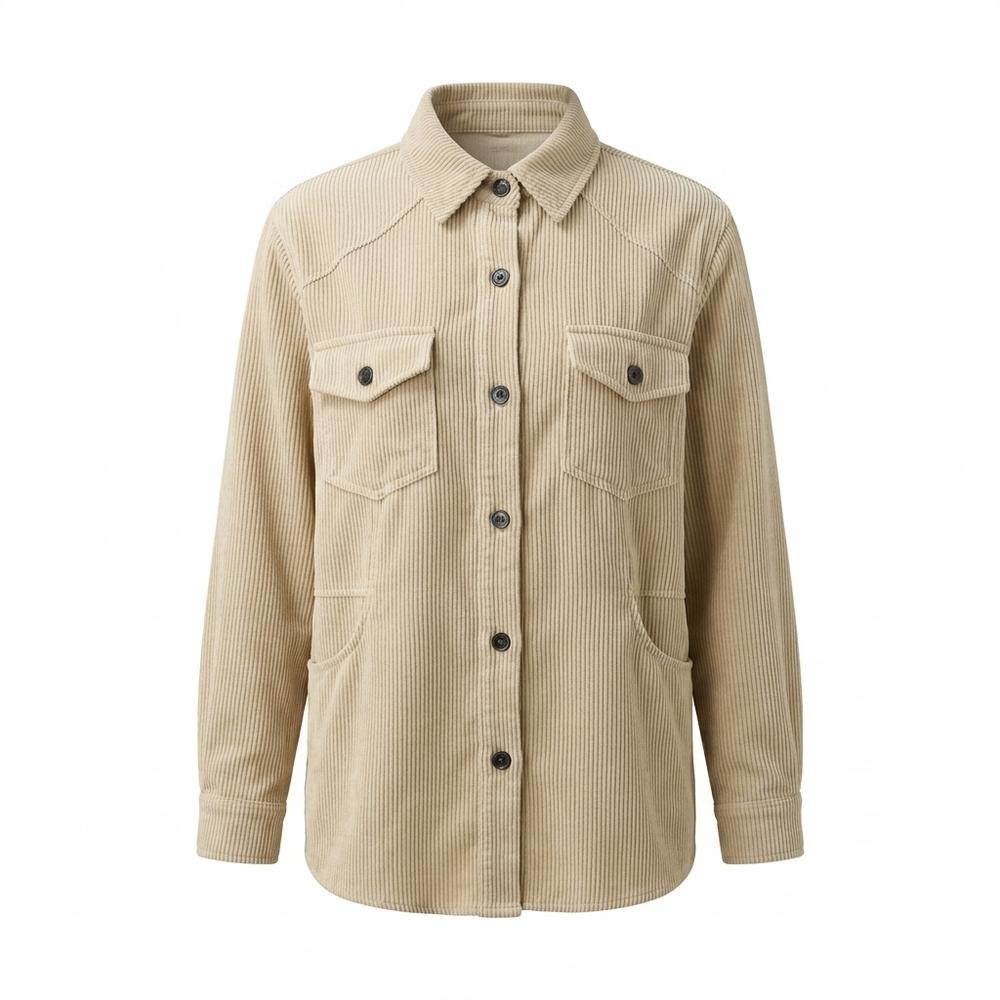 Gentleman Code - Rabod | Geknöpfte Cord Jacke Damen