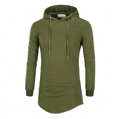 Gentleman Code - Veven | Langgeschnitten Langärmlig Hoodie Herren
