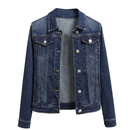 Gentleman Code - Ausek | Gewaschen Geknöpft Jacke Damen