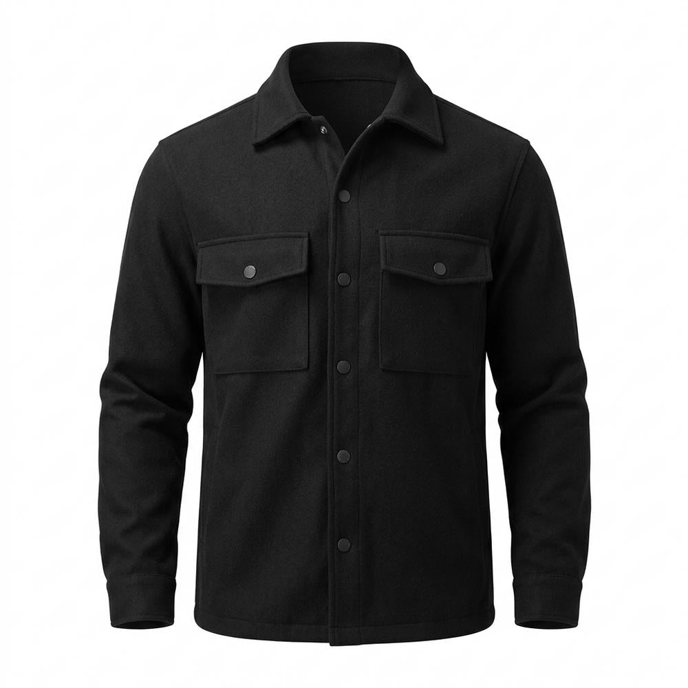 Gentleman Code - Nalus | Druckgeknöpft Kragenbesetzt Jacke Herren