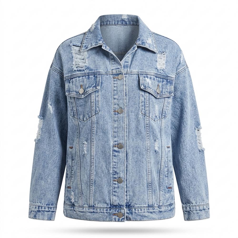 Nobleman Code - Aopas | Used-Look Oversize Jacke Damen