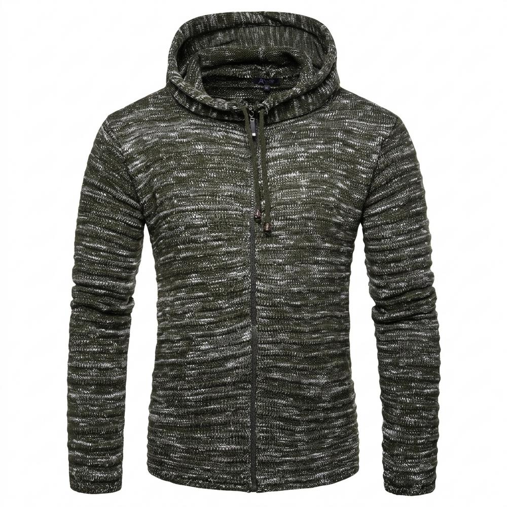 Gentleman Code - Rufil | Melierter Strukturierter Hoodie Herren
