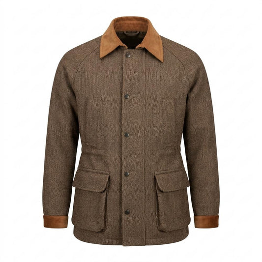 Nobleman Code - Yinem | Strukturiert Gefüttert Jacke Herren