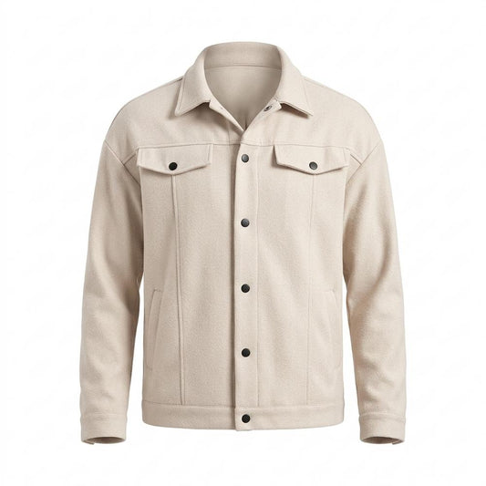 Nobleman Code - Ditut | Strukturierte Hemd Jacke Herren