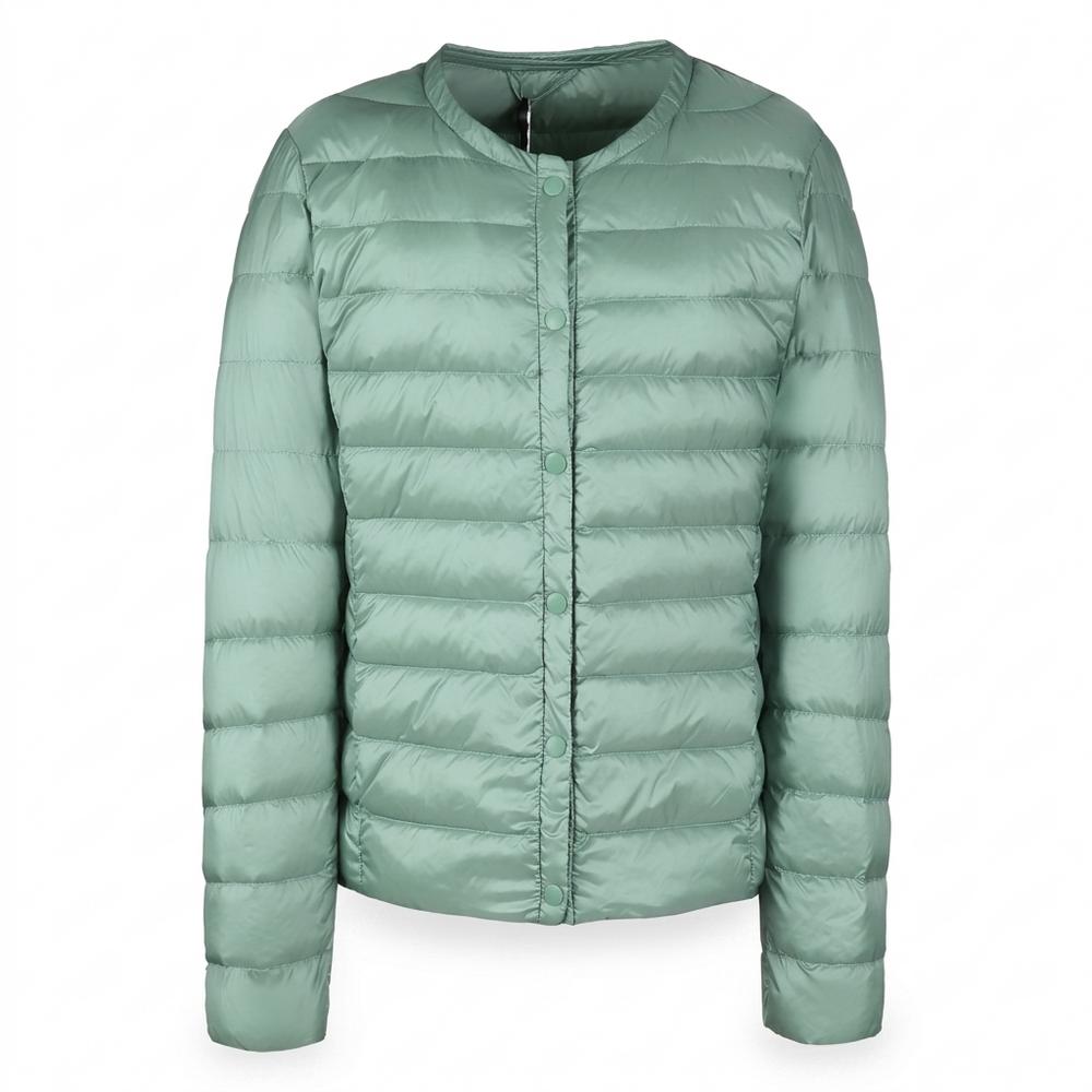 Nobleman Code - Eonuv | Gesteppte Kragenlose Jacke Damen