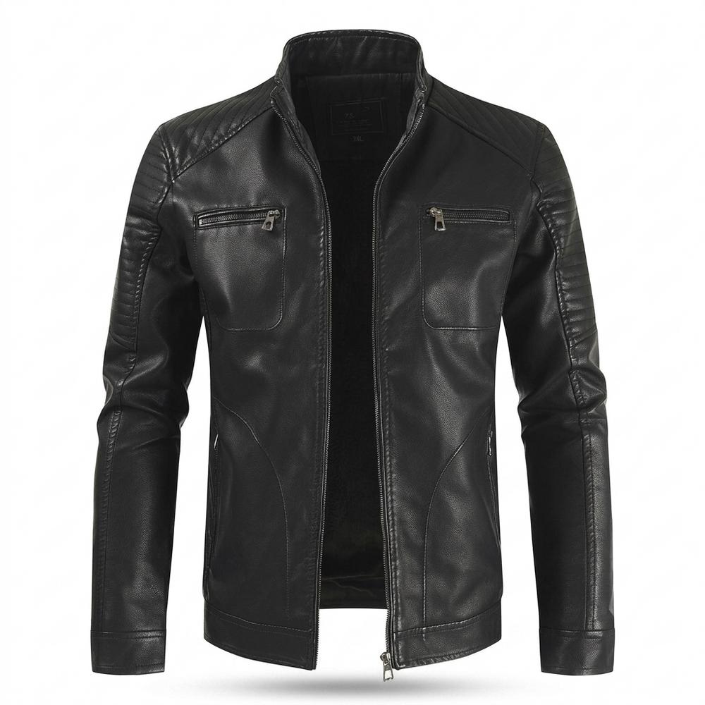 Nobleman Code - Kamar | Gefüttert Gesteppt Lederjacke Herren