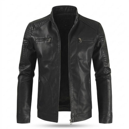 Nobleman Code - Kamar | Gefüttert Gesteppt Lederjacke Herren