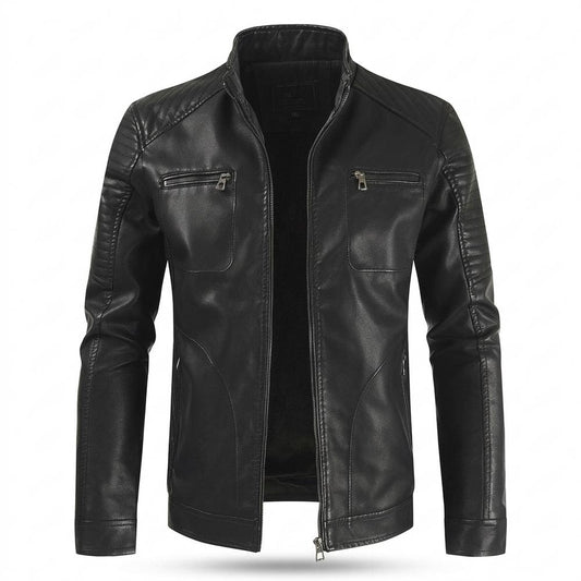 Nobleman Code - Kamar | Gefüttert Gesteppt Lederjacke Herren