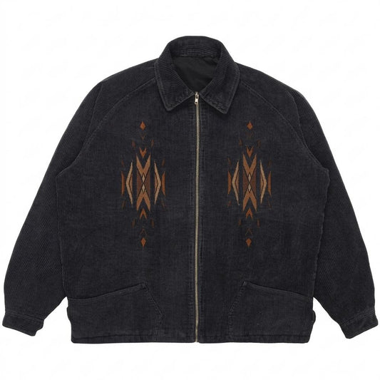 Nobleman Code - Yepan | Bestickte Cord Jacke Unisex