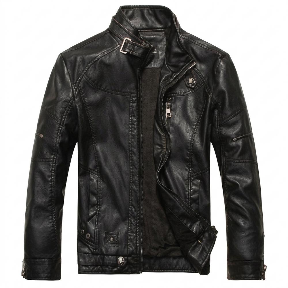 Gentleman Code - Debus | Gefütterte Taillierte Lederjacke Herren