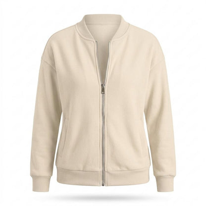 Nobleman Code - Zufer | Reißverschluss Sweatstoff Jacke Damen
