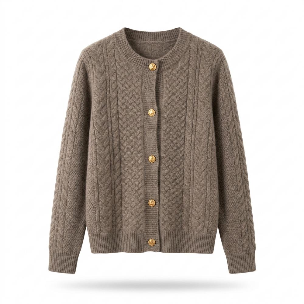Nobleman Code - Domer | Gestrickt Strukturiert Cardigan Damen