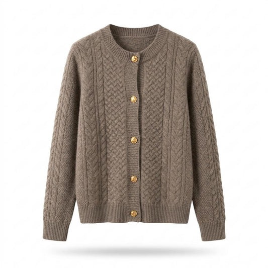 Gentleman Code - Domer | Gestrickt Strukturiert Cardigan Damen
