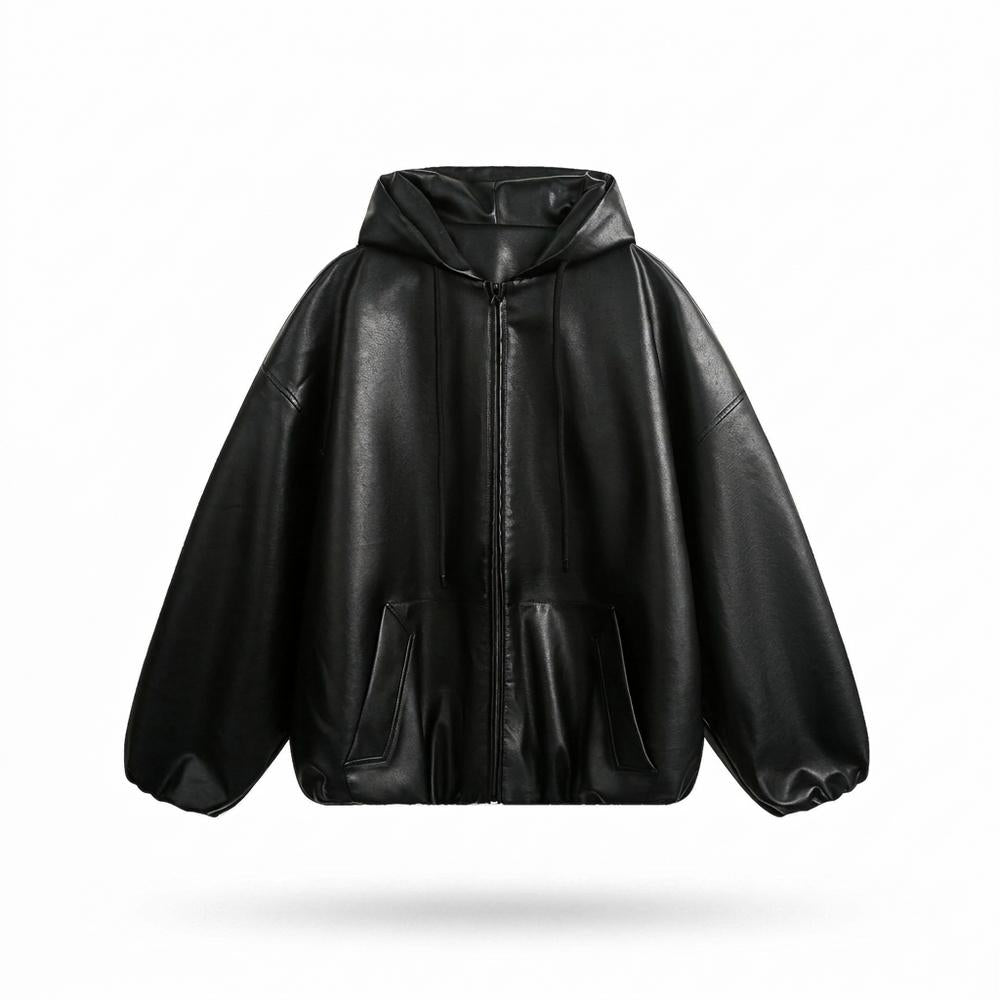 Gentleman Code - Duror | Gefüttert Oversize Lederjacke Unisex