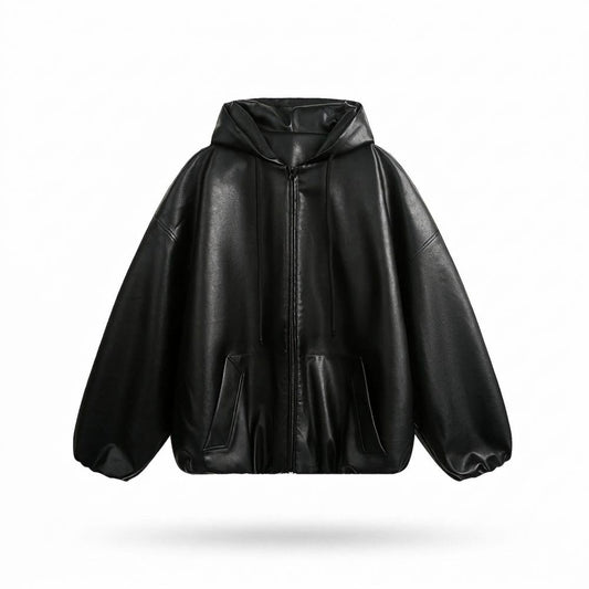 Gentleman Code - Duror | Gefüttert Oversize Lederjacke Unisex